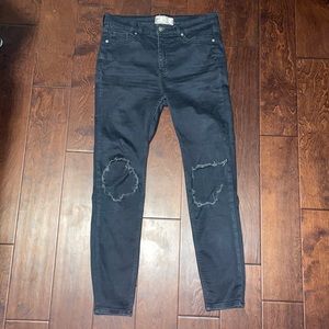 FREE PEOPLE High Rise Busted Skinny Jean